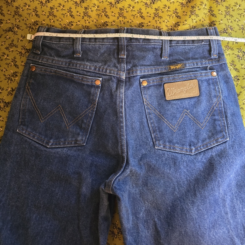 Wrangler Vintage 30×30 Cowgirl Cowboy Cotton Denim Jeans - Picture 4 of 8
